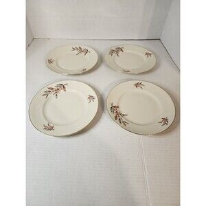 Lot Of 4 Richter, Fenk & Hahn 8" Salad Plates RFH
